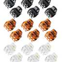 Medium Hair Clips, 18 Pcs 1.38 Inch Hair Claw Clips, No-Slip Jaw Clips for Women and Girls