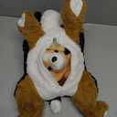 Skylety 5 Pcs Dog Stuffed Animal Puppy Stuffed with Babies Inside 1 Big Mommy with 4 Mini Baby Cute Soft Toy for Valentine Children Birthday Party Adopt a Puppy Favor