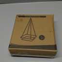 MIXXIDEA Hanging Bird Feeder Tray Metal Mesh Platform Seed Feeder with Durable Chains for Outdoors Garden Great for Attracting Birds (2 Pack)