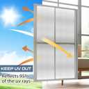 Frienda Rv Window Reflective Insulation Roll 23.6inch*15ft Double Aluminum Foil Heat Bubble Thermal Window Shade Door Cover Blackout for Garage Roof Travel Camper Skylight Shield