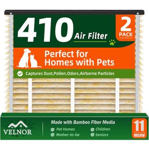 410 Replacement Bamboo Filter for Homes with Pets, Kids, Seniors & Pregnant
