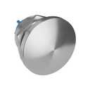 APIELE 22MM Momentary Push Button Switch Mushroom Head Push Button IP65 Waterproof 12V 24V 36 DC 110V 250V AC 5A SPST (22mm, Silver)