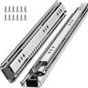 SLIDEWAY 260 Lbs Heavy Duty Drawer Slides 1 Pair 8 10 12 14 16 18 20 24 26 30 32 40 Inch Full Extension Ball Bearing Sliding Rails Cabinet Runners Tracks Tool Box Glides (53mm Wide)-22"
