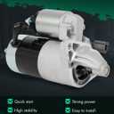 SCITOO Starter Motor 17146 for Nissan for 200SX NX Pulsar NX Sentra Tsuru 1.6L 1989-2006 12V CW 8-Teeth PMGR