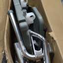 DMI Tub Transfer Bench and Shower Chair with Non Slip Aluminum Body, FSA Eligible, Adjustable Seat Height and Cut Out Access, Holds Weight up to 400 Lbs, Bath and Shower Safety, Transfer Bench