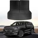 Premium Cargo Liner for Lincoln Aviator 2020-2025, 2026-100% Protection - Custom Fit Car Trunk Mat - All-Season Black Cargo Mat - 3D Shaped Laser Measured Trunk Liners for Lincoln Aviator