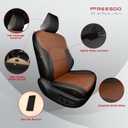 FREESOO Custom Leather Seat Covers for Toyota Camry LE/SE Hybrid 2025-2026 | full coverage, waterproof, easy-to-clean, airbag compatible, breathable, soft padding, easy-to-install, fade resistant