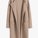 ANRABESS Women's Open Front Knit Lightweight Cardigan Casual Long Coatigan Sweater Lady Jacket Coat 2025 Fall Outerwear M