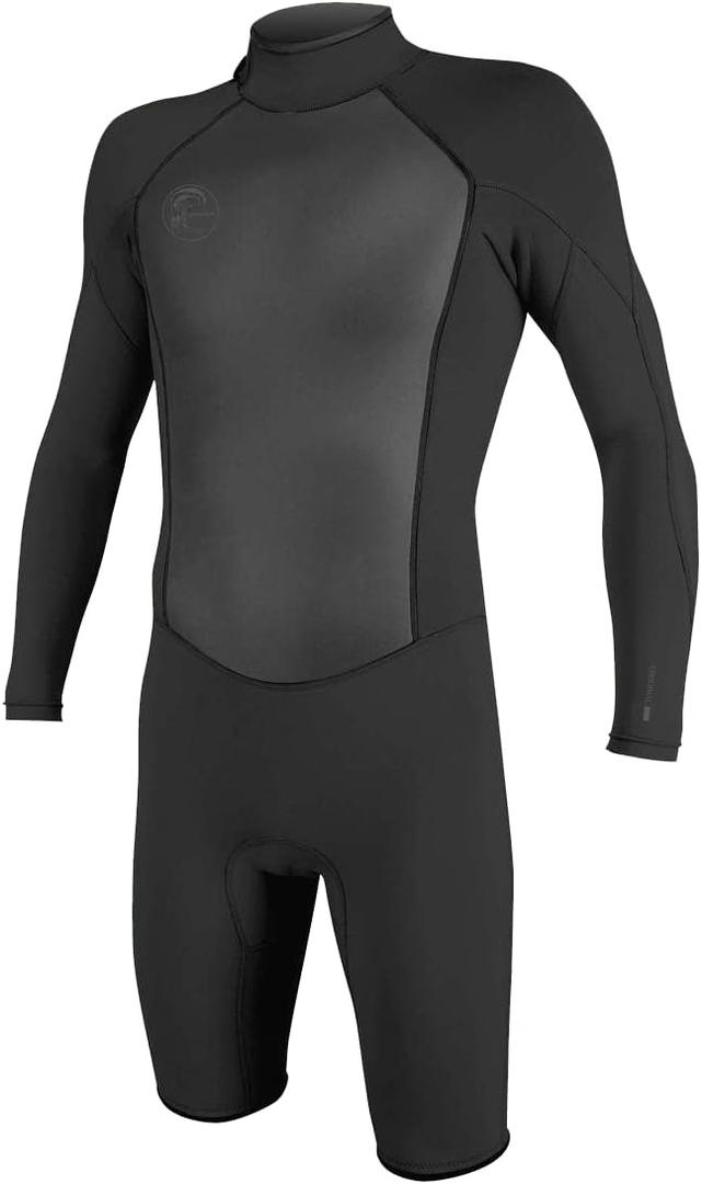 O'Neill Men's O'Riginal 2mm Back Zip Long Sleeve Spring Wetsuit, Black/Black, XL (Black)
