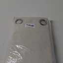 Yakamok Blackout Curtains Room Darkening Thermal Insulated Grommet top Window Curtains for Living Room, 52 x 54 Inch, Light Beige, 2 Panels