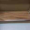 Narrow 17" Acacia Wood Riser Pedestal Stand  Farmhouse Wood Display Riser for Kitchen and Bathroom Decor - Counter Display, Plant Stand, Jewelry Holder, Vanity Tray, Candle Stand (Narrow:17"x6"x1.57")