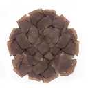 Keedolla 15 Oz Tumbled Sea Glass Decor for Art Crafts, 0.79"- 2" Flat Frosted Bulk Seaglass Pieces Crushed Glass for Vase Filler|Beach Weddings|Home Decor - Amber