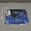 uideazone Mens Golf Shirt Dry Fit Athletic Polo Shirts Moisture Wicking Performance 3D Print Short Sleeve (X-Large, Blue 1)