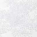 Gxueshan 1000 Pcs Acrylic Translucent White Clear Pony Beads 6x9mm Bulk for DIY Friendship Bracelet Necklace Jewelry Making Earring Hair Braiding Braids Kandi Beads