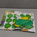 Roscid St. Patrick's Day Party Game Set, Pin The Shamrock on Leprechaun with 24 Stickers, 2 Eye Masks, Classroom Activities Poster Kit