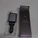 LISEN Retractable Car Charger, Gifts for Him Her, Car Adapter USB C Fast Charger, gifts for Mothers Day Travel Essentials kits Car Accessories for Men Women Gifts for iPhone 17 16 15 14 13 Samsung S26 (Grey)