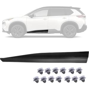 Front Left Side Lower Door Molding Trim Lower Door Decorative Protective Panel Compatible with Nissan Rogue 2021 2022 2023 Replace 80871-6RR0A 808716RR0A