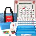 160 Pcs American Mahjong Tile Set | Elegant Vintage Luxury Style with Blue Back Mahjong Tiles