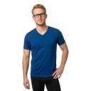 Armani Exchange Men's Basic Pima V Neck Tee, Nightshade, X-Large (XL)