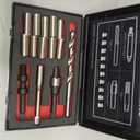 M11X1.5 Metric Thread Repair Kit with Insert HSS Drill, Tap, Counterbore, Installation Driver, 10PCS Stainless Steel Insert M11X1.5X30MM