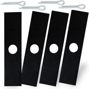 8" Edger Blades Replacement 613223 - Compatible with Maruyama Ryobi Echo Stihl Green Machine Edger Replace 720237001 41337134101 237001 216062, 1 Inch Center Hole, 4 Pack
