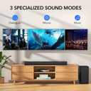 LARKSOUND 2.1 CH Sound Bar with Subwoofer, 31" Soundbar for Smart TV with HDMI, Optical, AUX, Bluetooth, USB - Surround Sound System