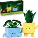 LEGO Botanicals Happy Plants Building Toys - Bedroom or Dorm Room Decor for Girls, Boys, & Adults, Desk or Shelf Display - Birthday Gift Ideas for Kids, Ages 9+ - 10349