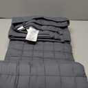 YnM 12lbs Weighted Blanket for Adults, Breathable Heavy Bed Throw Blanket with Cooling Glass Beads for All Season Use, Ideal for ~110lbs (48x72 Inches, Twin/Full, Dark Grey)