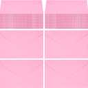 Jiebor 150pcs Small Pink Envelopes Mini Gift Envelopes Tiny Business Card Envelopes 2.7 x 4 Inch Bulk for Money Invitation Cards Wedding
