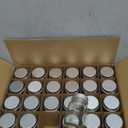 U Pack 2oz Mason Jar with Silver Lid for Honey Jam Spice Pack of 24 Sets