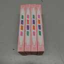 4 x Pastel Highlighters and Highlighter Set for School - 8 Assorted Colors, Dual Tip 4-Pack with No-Bleed Quick Dry Ink, Chisel & Bullet Tips (Dopamine)