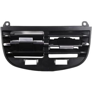 Rear Center Console Air Outlet Vent Grille Cover Black Car Interior Back Conditioning Fresh Flow Grill compatible with Maserati Ghibli 2014-2020 670021523
