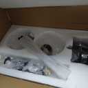 Modern Sputnik Ceiling Lights Black Semi Flush Mount Ceiling Fixture with Glass Globes 6 Light Chandelier for Dining Room Bedroom Living Room Kitchen Farmhouse.