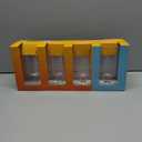 Infuse  Stackable 4-Piece Goblet Wine Glass Set