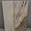 Sunset Beach Picture Wall Art: Sea Waves Canvas Painting Contemporary Ocean Scenery Coastal Artwork Tropical Nature Sands Seaside Seacape Prints for Modern Bathroom Living Room Bedroom (24"L x 16"W)