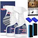 Rust Remover Heavy Duty for Metal,Highly Concentrated Rust Remover for Steel & Iron,Car Rust Remover,Powerful Rust Stain Remover for Tools,Stainless Steel,Automotive Parts(2PCS) (EXP 02/28/29)