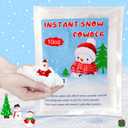 10oz Instant Snow Powder,Add Water Grows to 100x,Make 10 Gallons of Fake Snow,Christmas Tree Artificial Snow Decor Crafts for Sensory Activity Winter Holiday Party Supplies