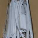 Wokceer Wedding Arch Stand 7.2FT, 6FT White Metal Arch Backdrop Stand Set of 2 for Birthday Party Wedding Ceremony Baby Shower Graduation Decoration