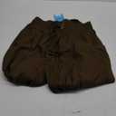 SEMARO Womens Casual Linen High Waist Pants Drawstring Loose Fit Summer Pants Trousers with Side Pockets S