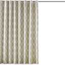 Sun Smart Blakesly Blackout Curtains Patio Window, Ikat Print, Grommet Top Living Room Decor, Living Room Decor, Thermal Insulated Light Blocking Drape for Bedroom and Apartments, 100" x 84", Taupe (100"W x 84"L (Pack of 1))