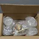 Wall Sconces Set of Two, Hardwired Brushed Gold Bathroom Sconces Wall Lighting with Clear Glass, Modern Sconces Wall Decor Set of 2 Bathroom Light fixtures for Mirror Hallway (Bulbs Not Included)