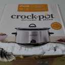 Crock-Pot 4.5 Quarts Manual Design Series Slow Cooker with 3 Manual Heat Settings Cooks Meals for 4 Plus People with Removable Stoneware Bowl, Silver