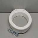Carex Toilet Seat Riser, Elongated Raised Toilet Seat Adds 3.5 inches to Toilet Height, for Assistance Bending or Sitting, 300 Pound Weight Capacity Toilet Riser