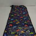 Kids Airplane Seat Extender Travel Bed, Toddler Airplane Bed with Side Pocket, Airplane Travel Essentials, Portable Airplane Bed Foot Rest for Flights, Waterproof Airplane Seat Extender