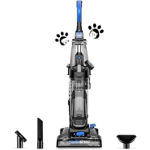 Eureka PowerSpeed Lightweight Upright Vacuum Cleaner for Carpet and Hard Floor, Powerful Bagless Upright Vacuum Cleaner for Home Pets, NEU181A, Blue