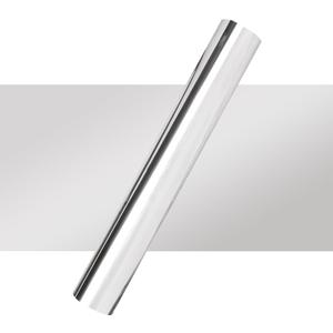 IModeur Glossy Silver Permanent Vinyl for Cutting Machines - 12" x 12 FT Metallic Permanent Adhesive Vinyl Roll for Cup Deco, Party Decoration, Sticker