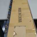 Black Clothes Rack 48in, Wall Mounted Garment Rack with Real Wood Shelf, Heavy Duty Hanging Clothes Rack, Multi-Purpose Hanging Rod, Space-Saving Closet Storage