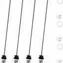 Upgrade W10247710 Washer Suspension Rod Kit4 Pcs Fit for whirlpool kenmore maytag Washing Machine Replace W10237427 W10256514 W10277357,Figure 5 Shows More Compatible Models