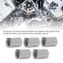 Pack of 5 M12 x 1.75-Pitch 30mm Length Metric Hex Coupling Nut 304 Stainless Steel Fully Threaded