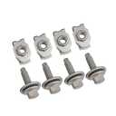 Front Skid Plate Filter 4 Nuts & Bolts, 4034A Replacement Nuts Bolts Compatible with Ford Expedition F150/with Lincoln Navigator